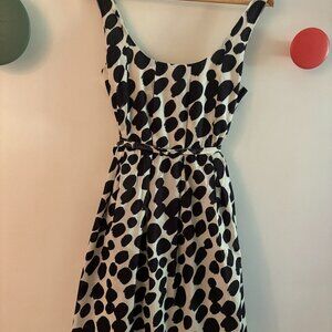 J.CREW spotted lightweight cotton dress with pockets! Wedding ready!